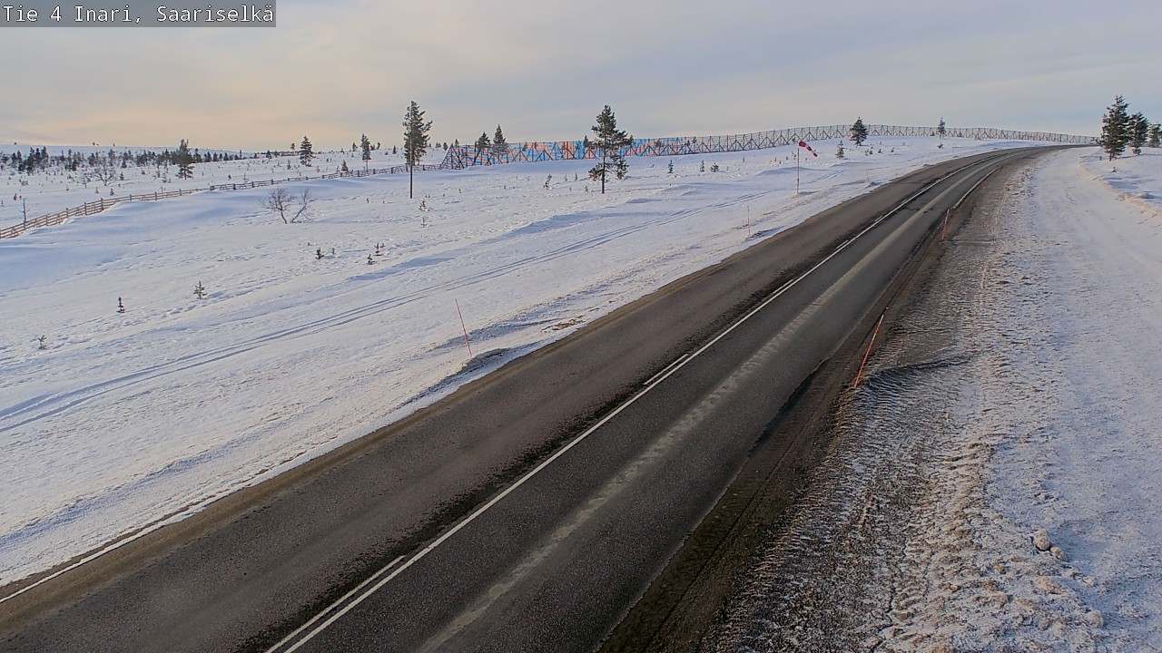 Kelikamerat Kuva Tie 4 Inari, Saariselkä, Kaunispää, Inari, Lappi