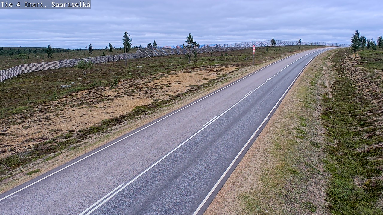 Kelikamerat Kuva Tie 4 Inari, Saariselkä, Kaunispää, Inari, Lappi