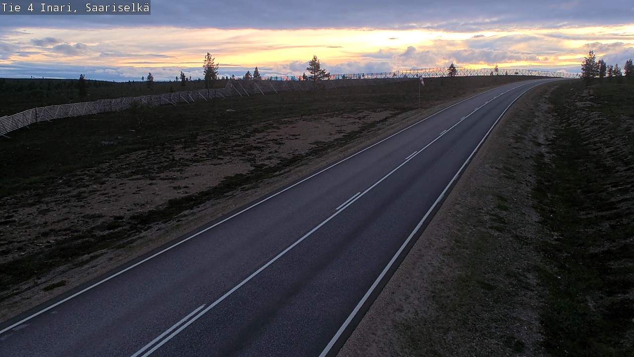 Kelikamerat Kuva Tie 4 Inari, Saariselkä, Kaunispää, Inari, Lappi