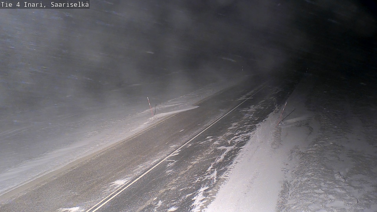 Kelikamerat Kuva Tie 4 Inari, Saariselkä, Kaunispää, Inari, Lappi