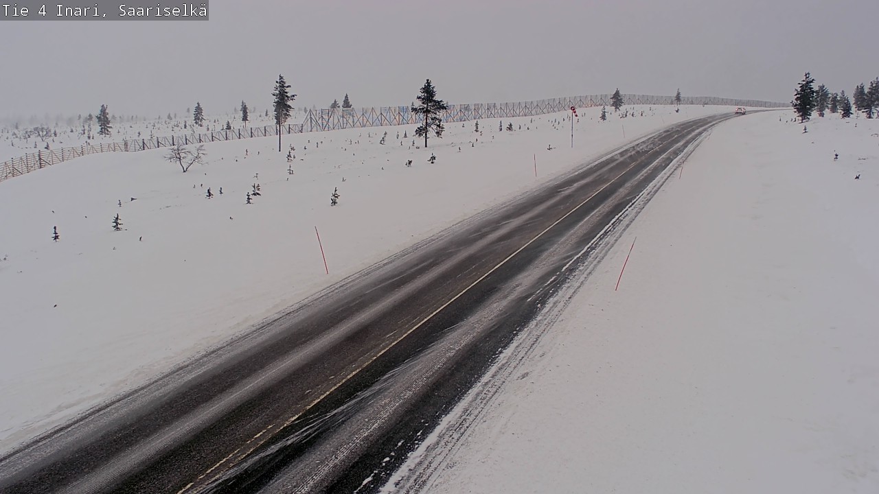 Kelikamerat Kuva Tie 4 Inari, Saariselkä, Kaunispää, Inari, Lappi