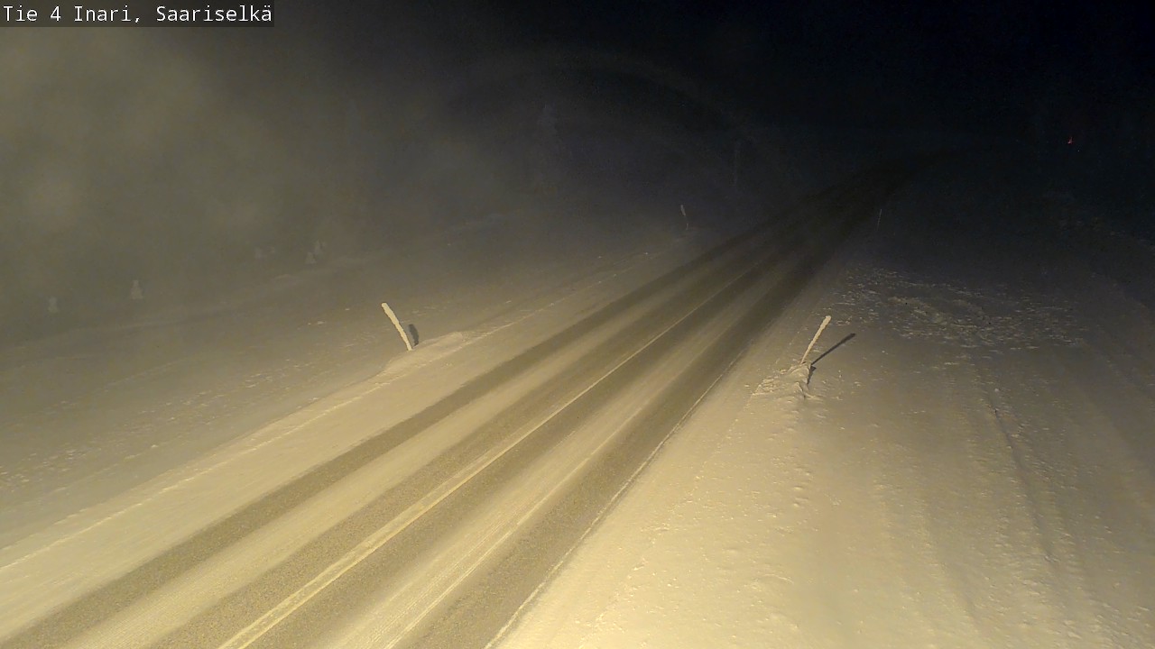 Kelikamerat Kuva Tie 4 Inari, Saariselkä, Kaunispää, Inari, Lappi
