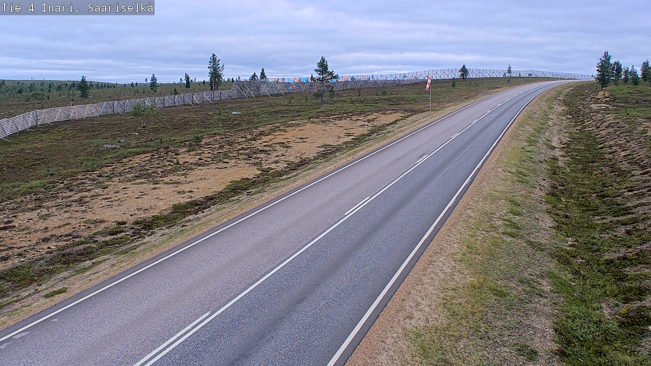 Kelikamerat Kuva Tie 4 Inari, Saariselkä, Kaunispää, Inari, Lappi