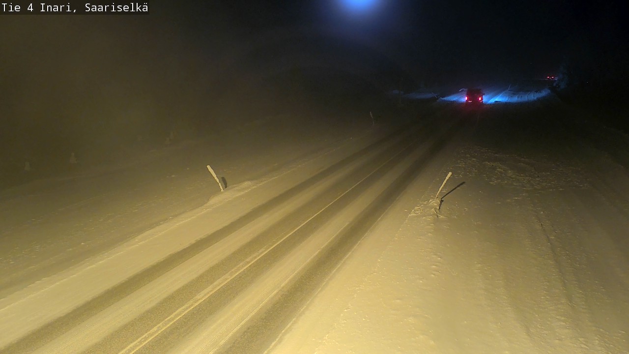 Kelikamerat Kuva Tie 4 Inari, Saariselkä, Kaunispää, Inari, Lappi