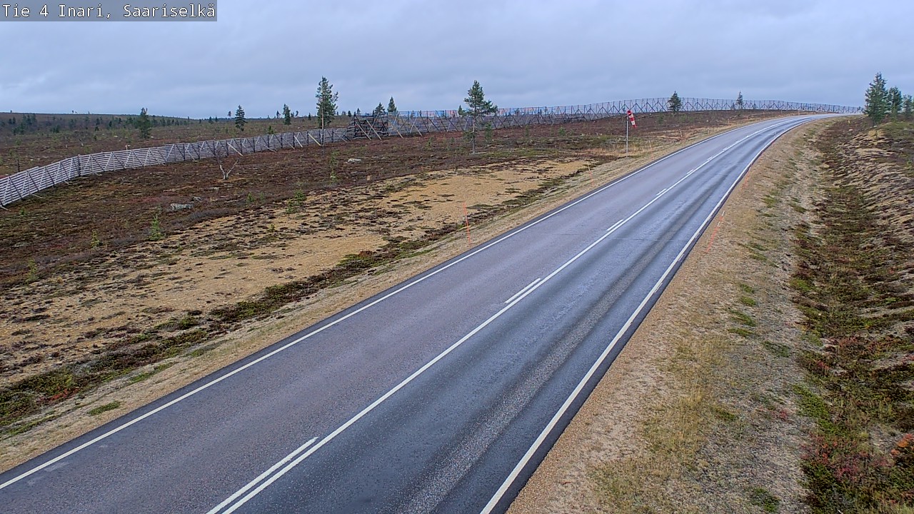 Kelikamerat Kuva Tie 4 Inari, Saariselkä, Kaunispää, Inari, Lappi
