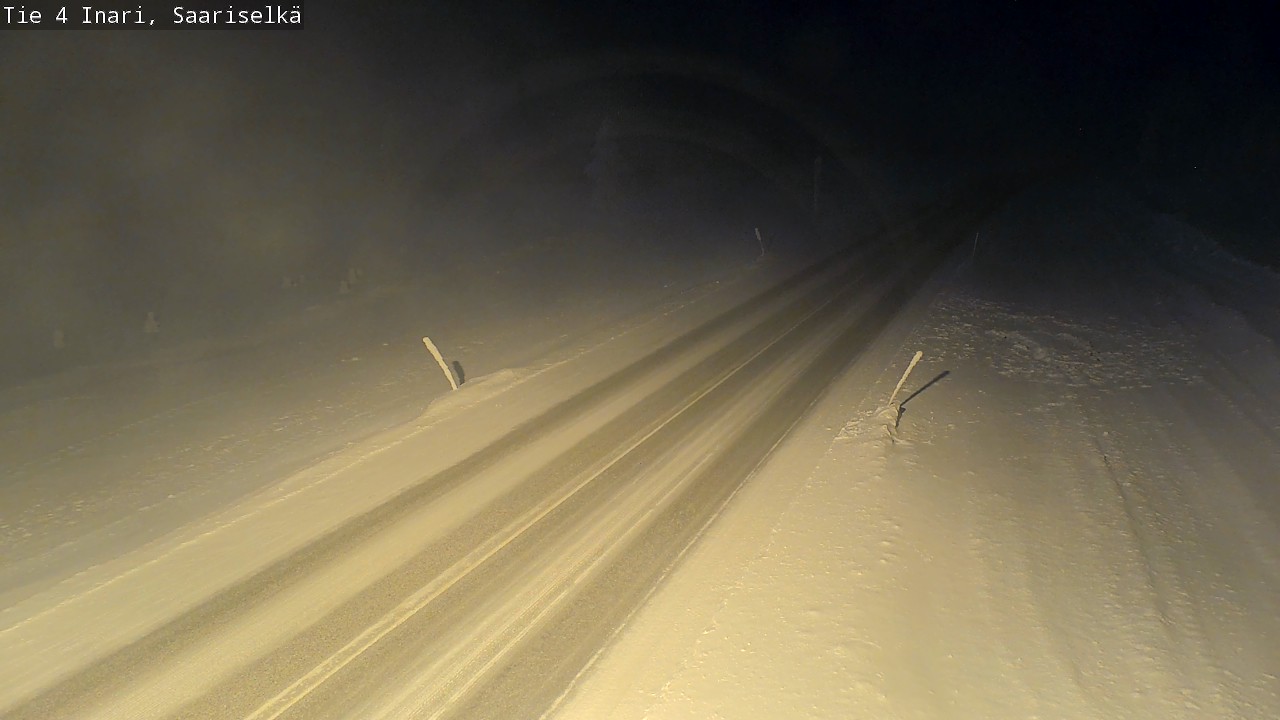 Kelikamerat Kuva Tie 4 Inari, Saariselkä, Kaunispää, Inari, Lappi
