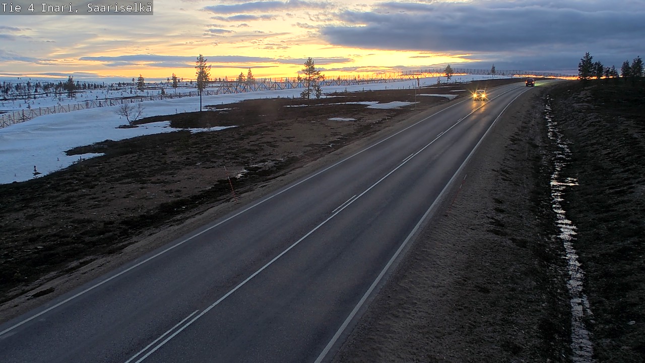 Kelikamerat Kuva Tie 4 Inari, Saariselkä, Kaunispää, Inari, Lappi