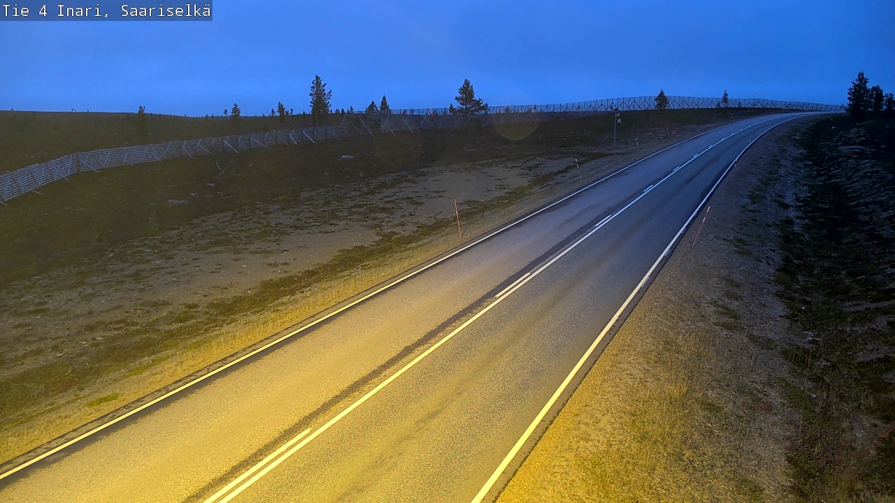Kelikamerat Kuva Tie 4 Inari, Saariselkä, Kaunispää, Inari, Lappi
