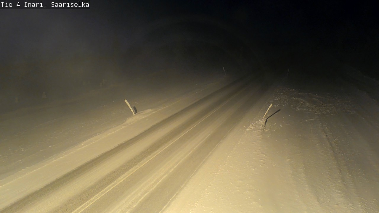 Kelikamerat Kuva Tie 4 Inari, Saariselkä, Kaunispää, Inari, Lappi