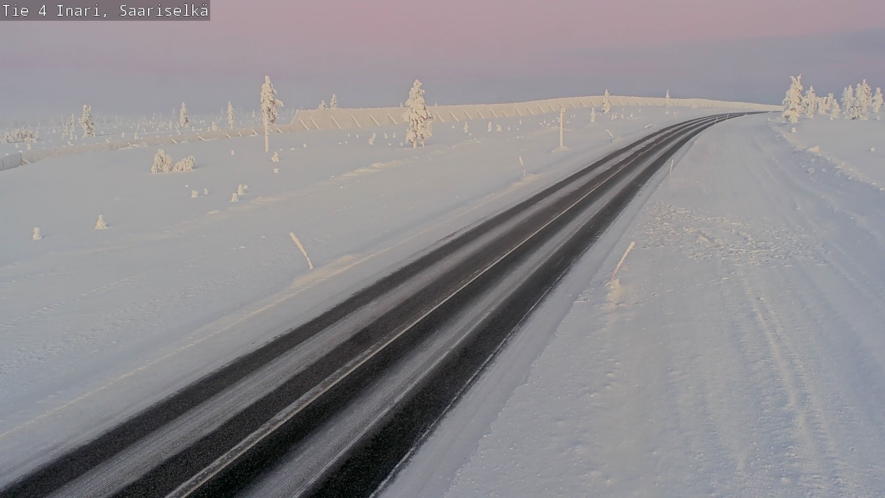 Kelikamerat Kuva Tie 4 Inari, Saariselkä, Kaunispää, Inari, Lappi