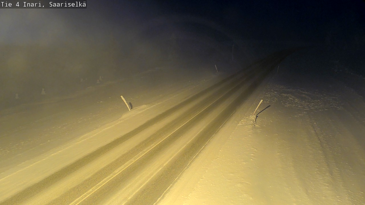 Kelikamerat Kuva Tie 4 Inari, Saariselkä, Kaunispää, Inari, Lappi