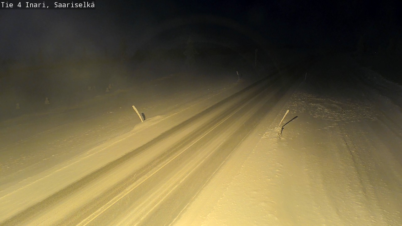 Kelikamerat Kuva Tie 4 Inari, Saariselkä, Kaunispää, Inari, Lappi