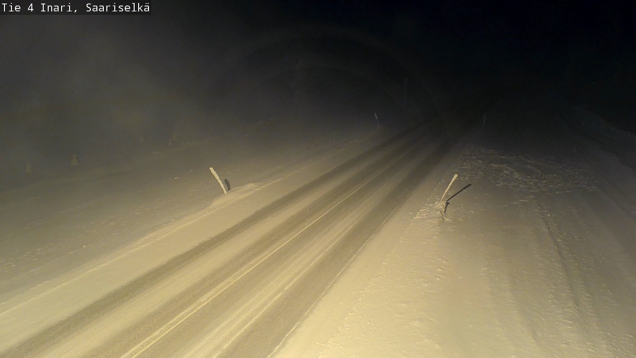 Kelikamerat Kuva Tie 4 Inari, Saariselkä, Kaunispää, Inari, Lappi