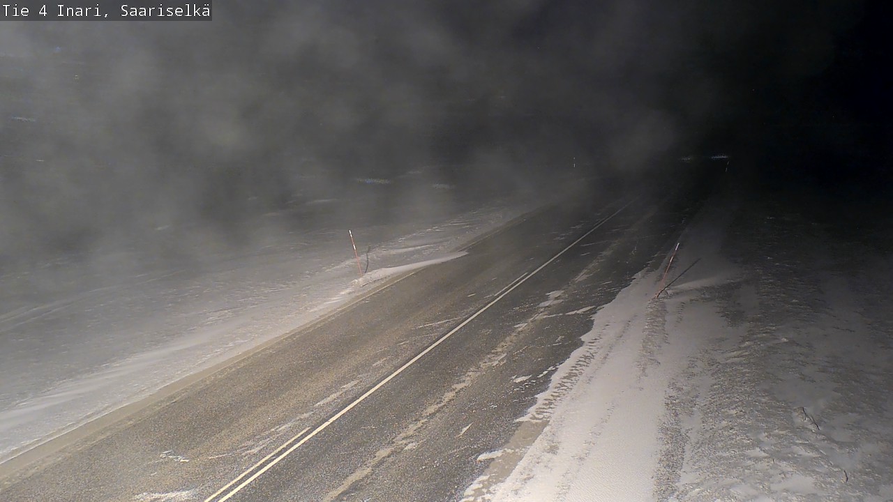 Kelikamerat Kuva Tie 4 Inari, Saariselkä, Kaunispää, Inari, Lappi