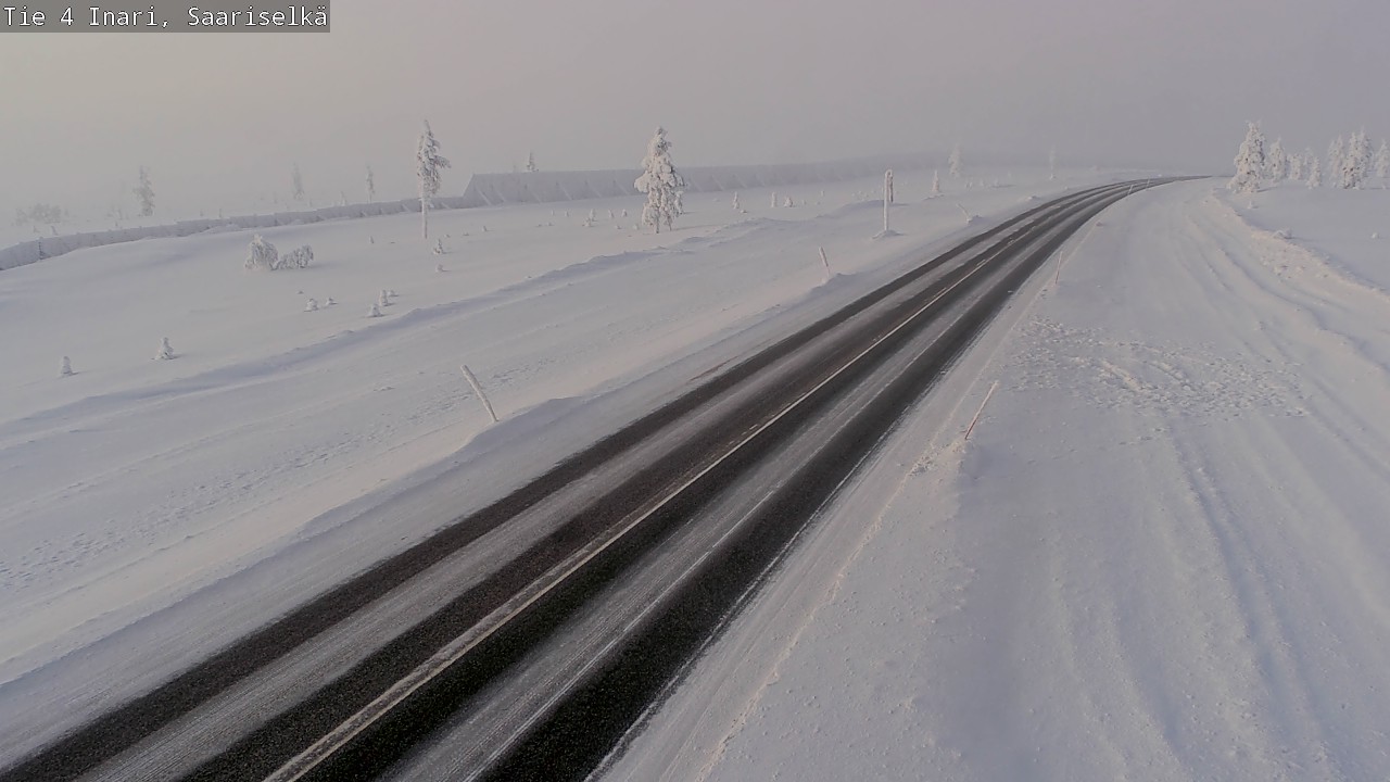 Kelikamerat Kuva Tie 4 Inari, Saariselkä, Kaunispää, Inari, Lappi