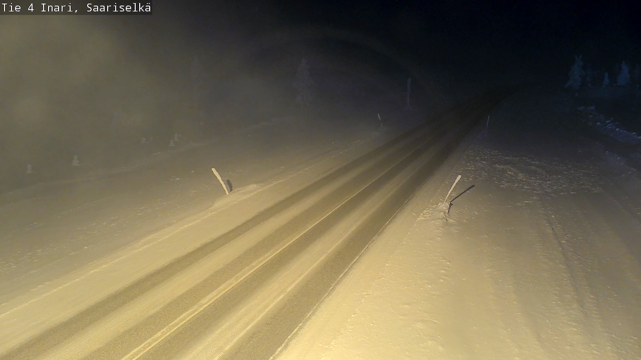 Kelikamerat Kuva Tie 4 Inari, Saariselkä, Kaunispää, Inari, Lappi