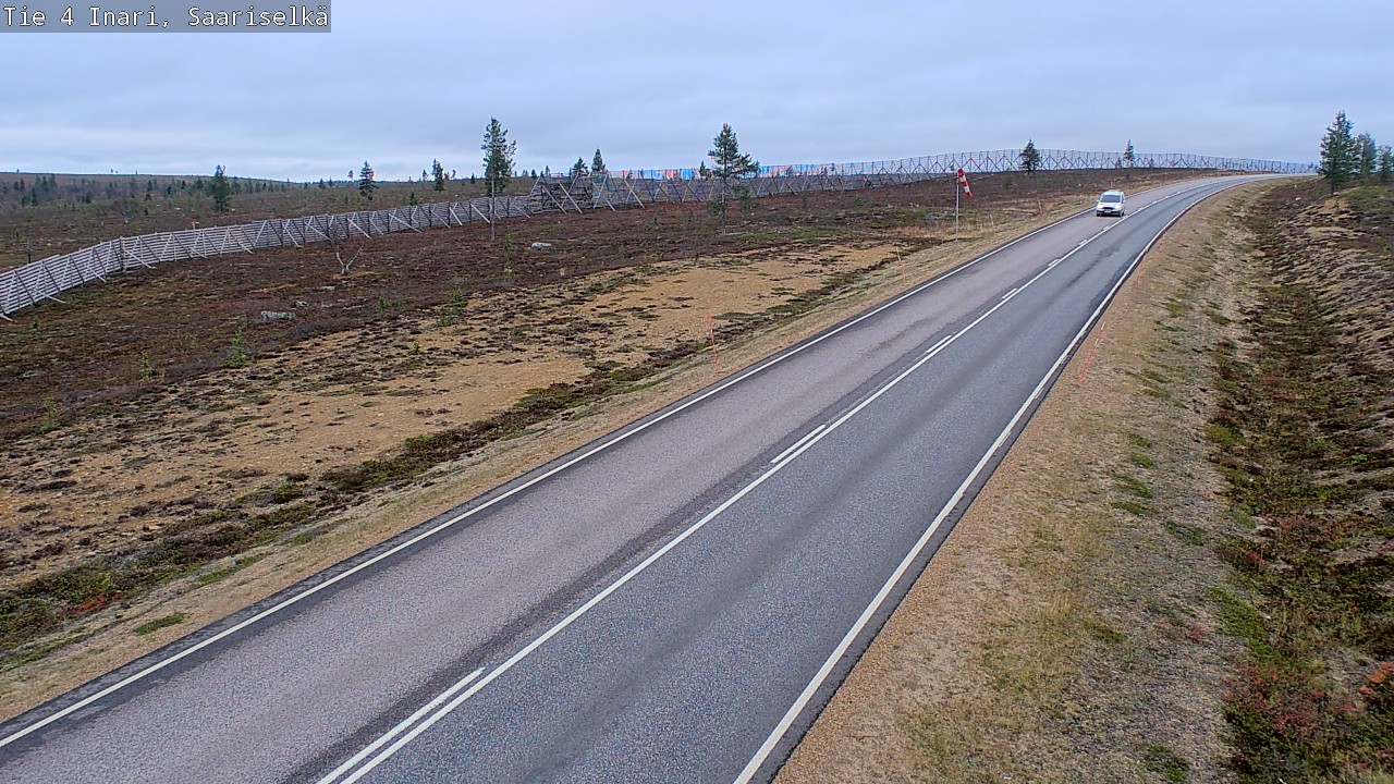 Kelikamerat Kuva Tie 4 Inari, Saariselkä, Kaunispää, Inari, Lappi