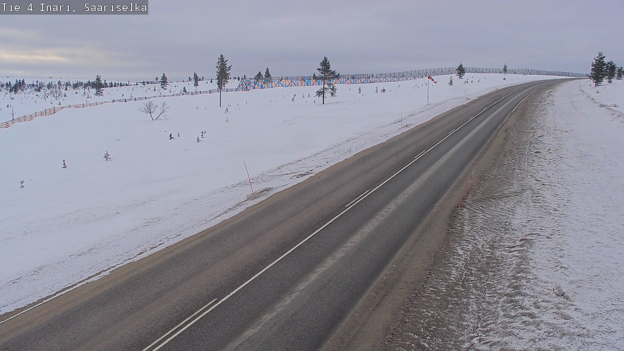 Kelikamerat Kuva Tie 4 Inari, Saariselkä, Kaunispää, Inari, Lappi