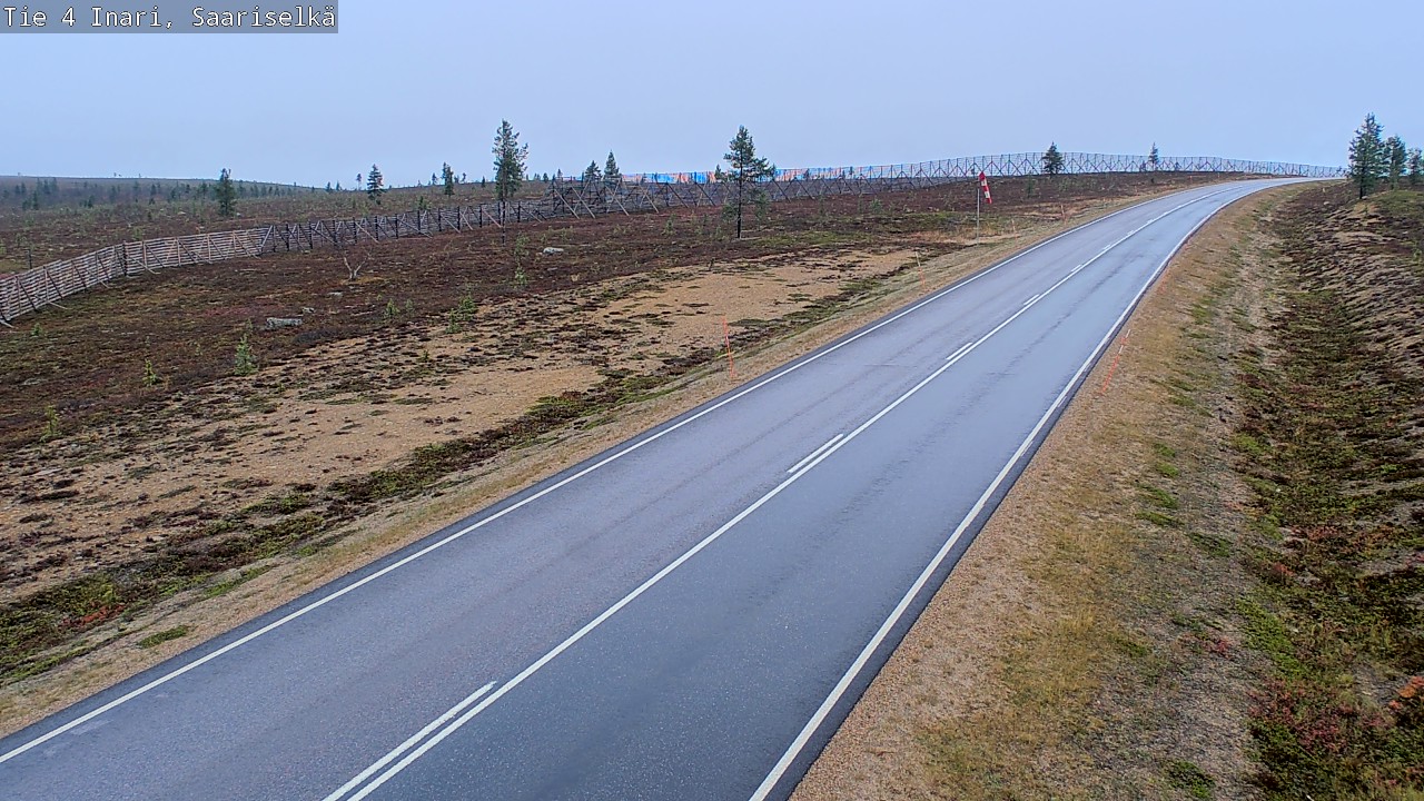 Kelikamerat Kuva Tie 4 Inari, Saariselkä, Kaunispää, Inari, Lappi