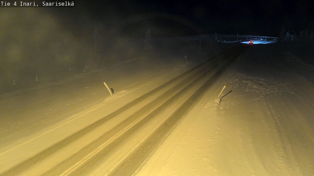 Kelikamerat Kuva Tie 4 Inari, Saariselkä, Kaunispää, Inari, Lappi