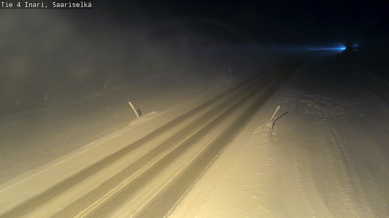 Kelikamerat Kuva Tie 4 Inari, Saariselkä, Kaunispää, Inari, Lappi