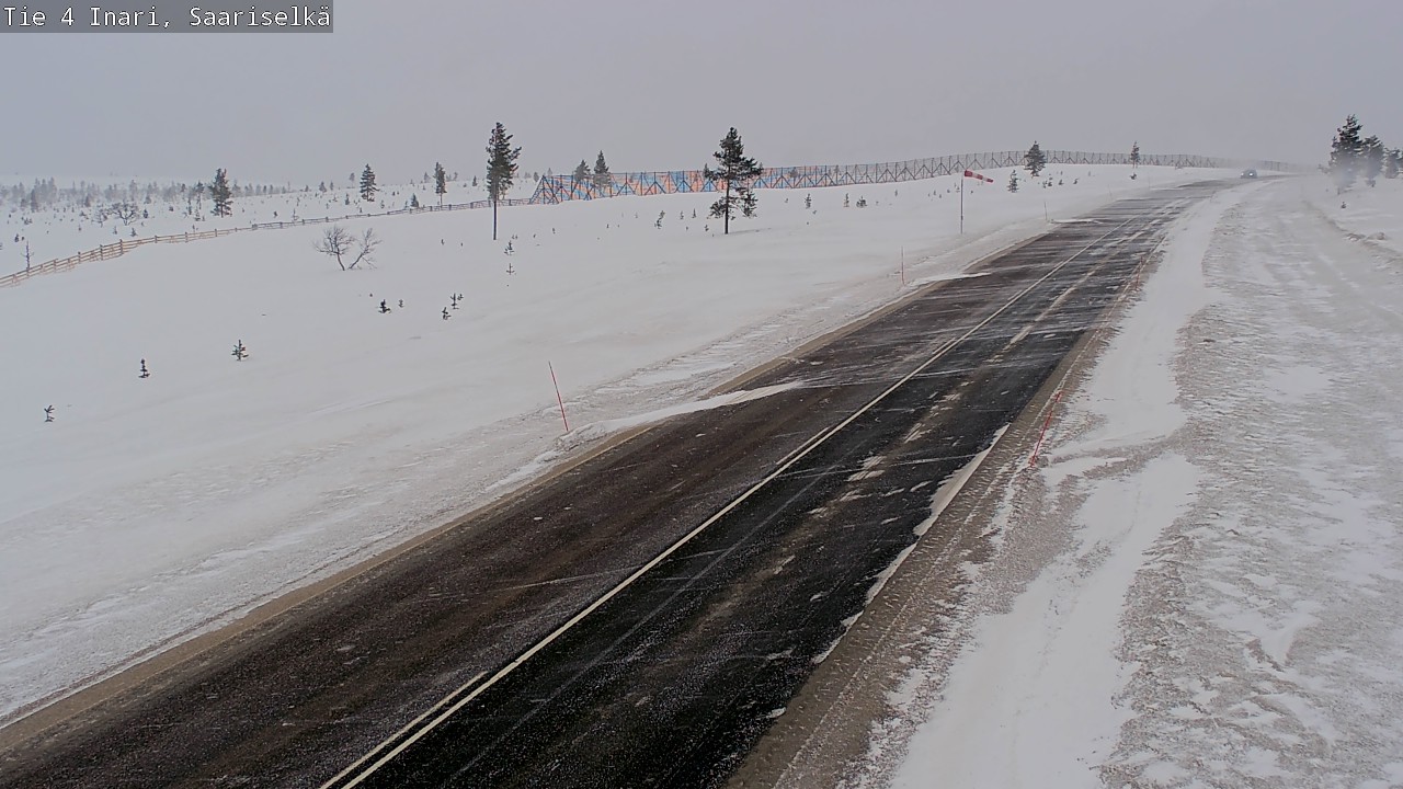 Kelikamerat Kuva Tie 4 Inari, Saariselkä, Kaunispää, Inari, Lappi