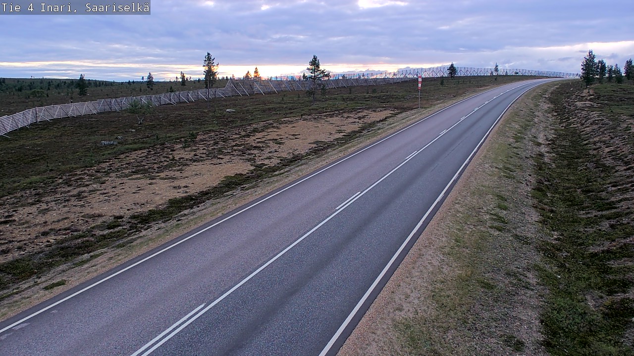 Kelikamerat Kuva Tie 4 Inari, Saariselkä, Kaunispää, Inari, Lappi