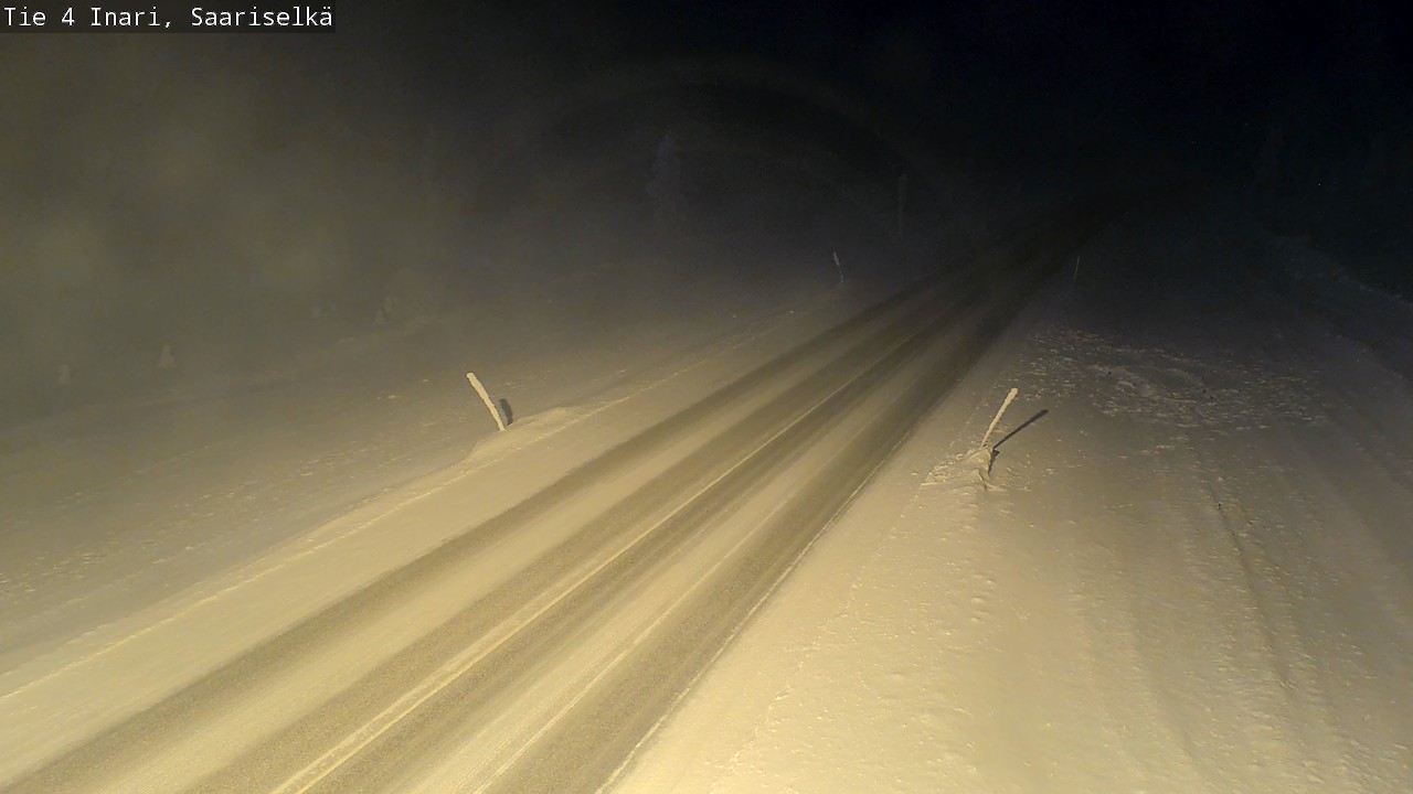 Kelikamerat Kuva Tie 4 Inari, Saariselkä, Kaunispää, Inari, Lappi