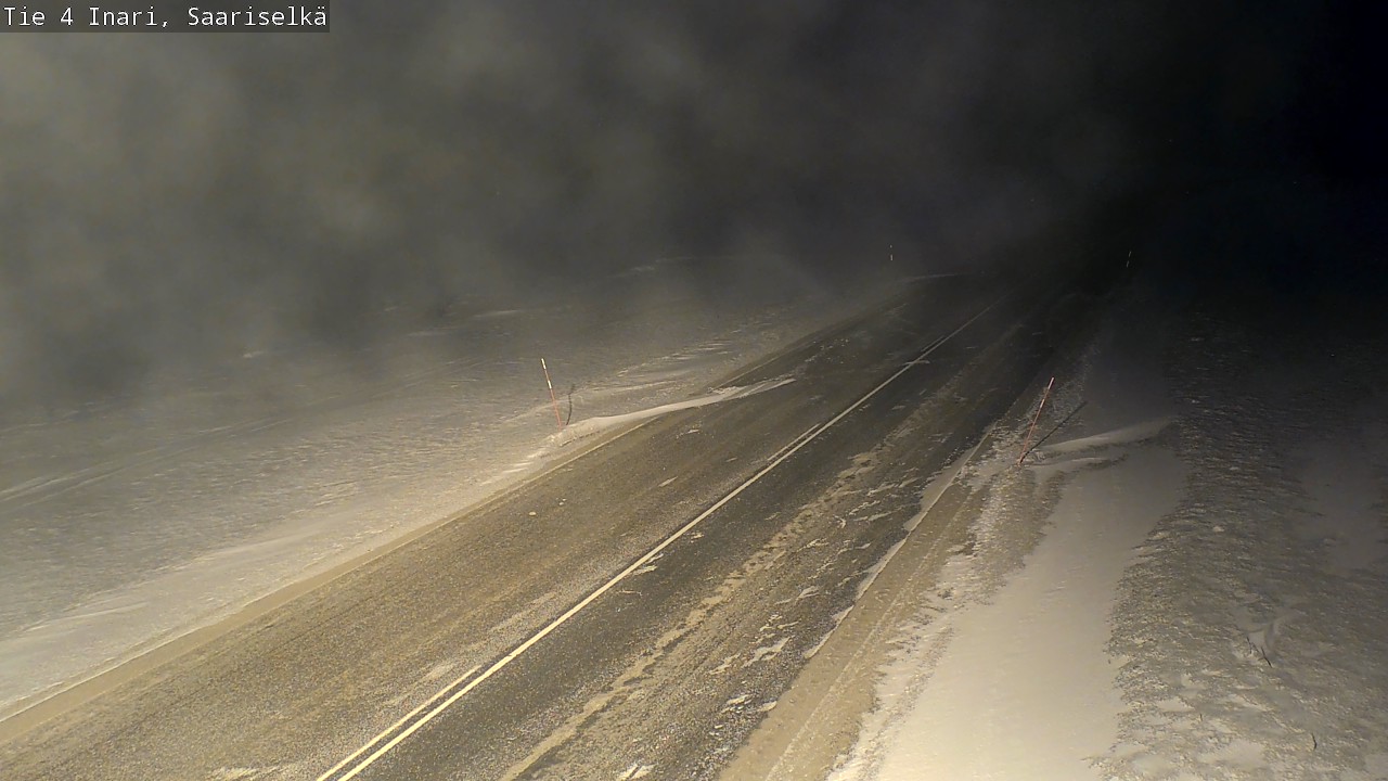 Kelikamerat Kuva Tie 4 Inari, Saariselkä, Kaunispää, Inari, Lappi