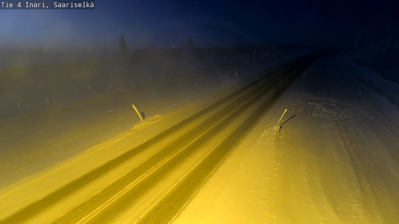 Kelikamerat Kuva Tie 4 Inari, Saariselkä, Kaunispää, Inari, Lappi