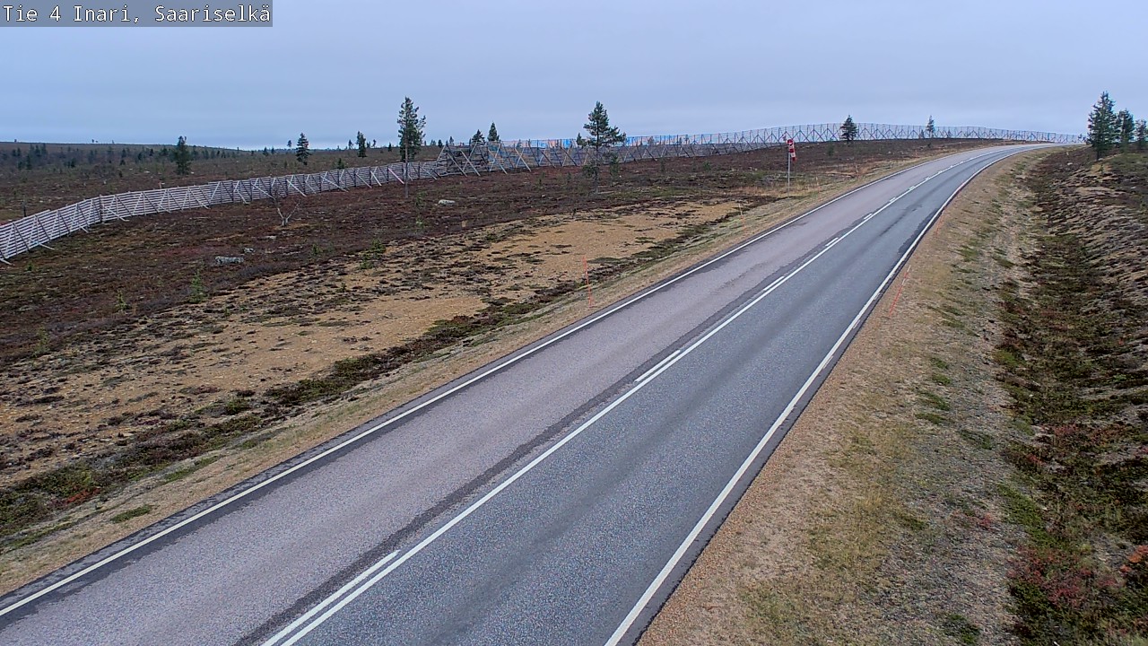 Kelikamerat Kuva Tie 4 Inari, Saariselkä, Kaunispää, Inari, Lappi