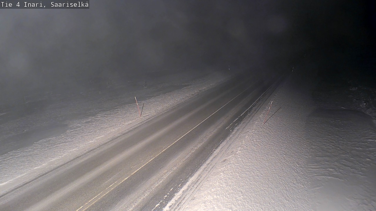 Kelikamerat Kuva Tie 4 Inari, Saariselkä, Kaunispää, Inari, Lappi