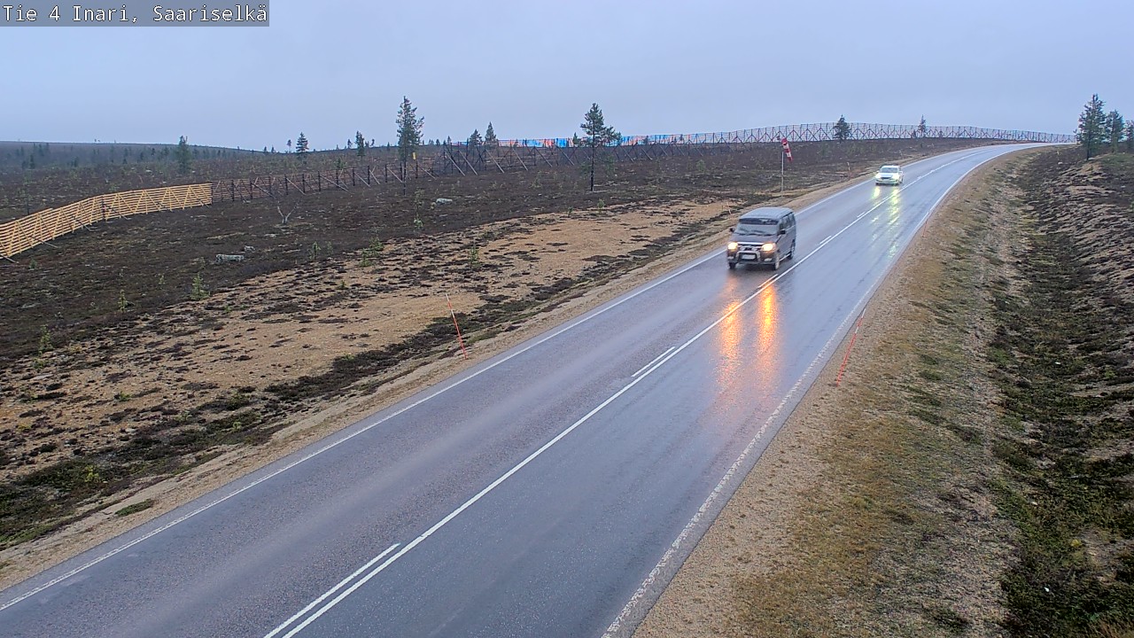 Kelikamerat Kuva Tie 4 Inari, Saariselkä, Kaunispää, Inari, Lappi