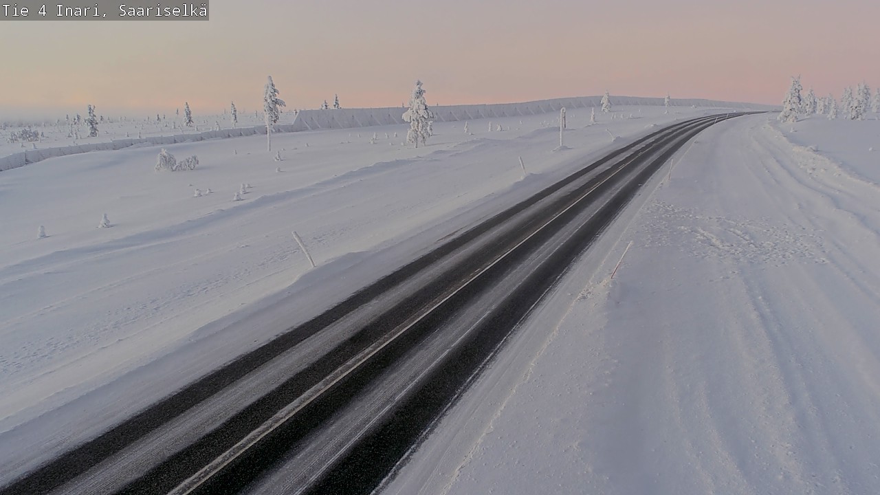 Kelikamerat Kuva Tie 4 Inari, Saariselkä, Kaunispää, Inari, Lappi