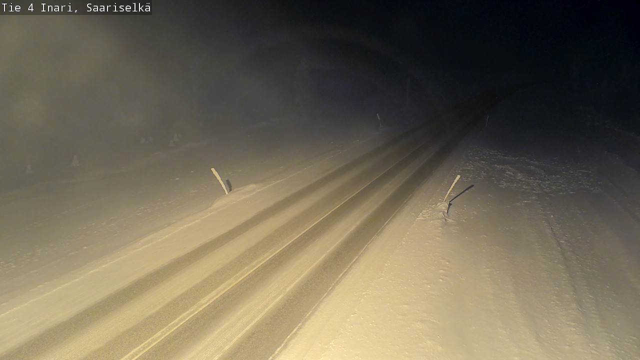 Kelikamerat Kuva Tie 4 Inari, Saariselkä, Kaunispää, Inari, Lappi
