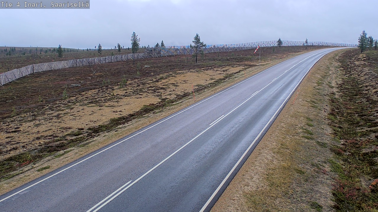 Weather Camera Image Väg 4 Enare, Saariselkä, Kaunispää, Inari, Lappi