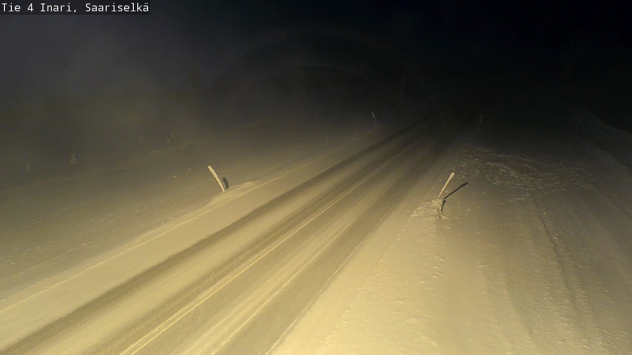 Kelikamerat Kuva Tie 4 Inari, Saariselkä, Kaunispää, Inari, Lappi