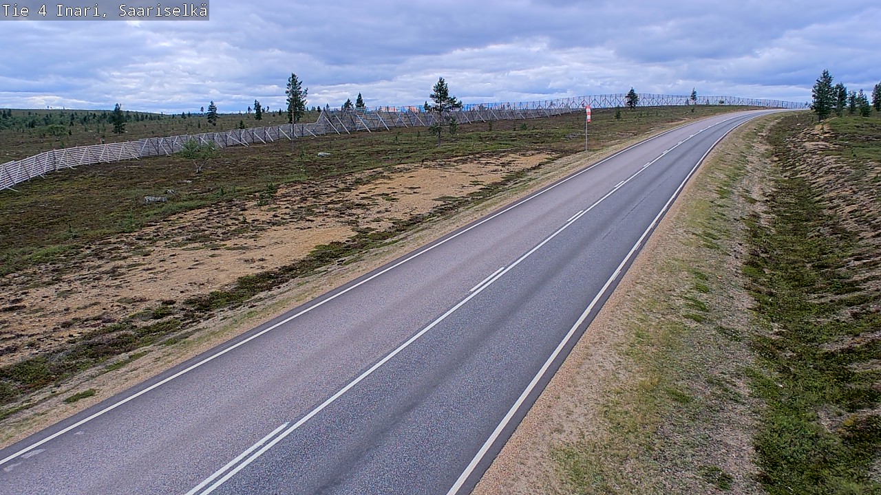 Kelikamerat Kuva Tie 4 Inari, Saariselkä, Kaunispää, Inari, Lappi