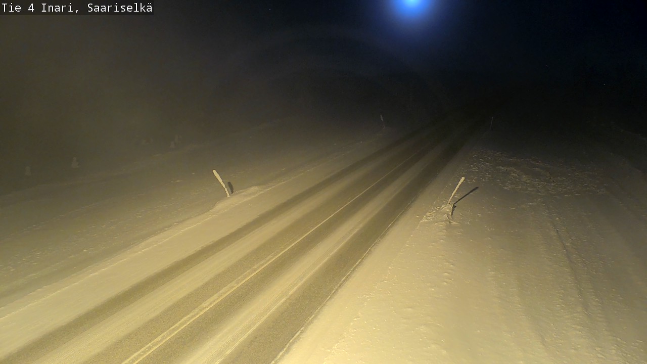 Kelikamerat Kuva Tie 4 Inari, Saariselkä, Kaunispää, Inari, Lappi