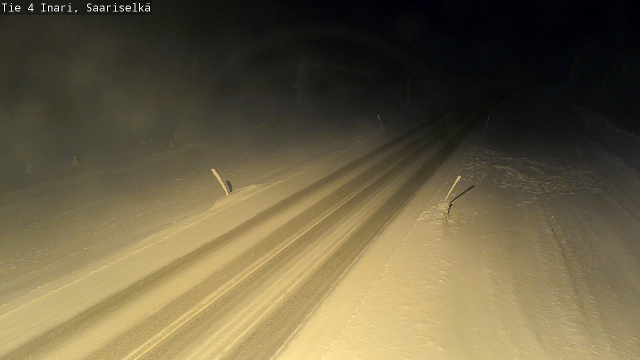 Kelikamerat Kuva Tie 4 Inari, Saariselkä, Kaunispää, Inari, Lappi