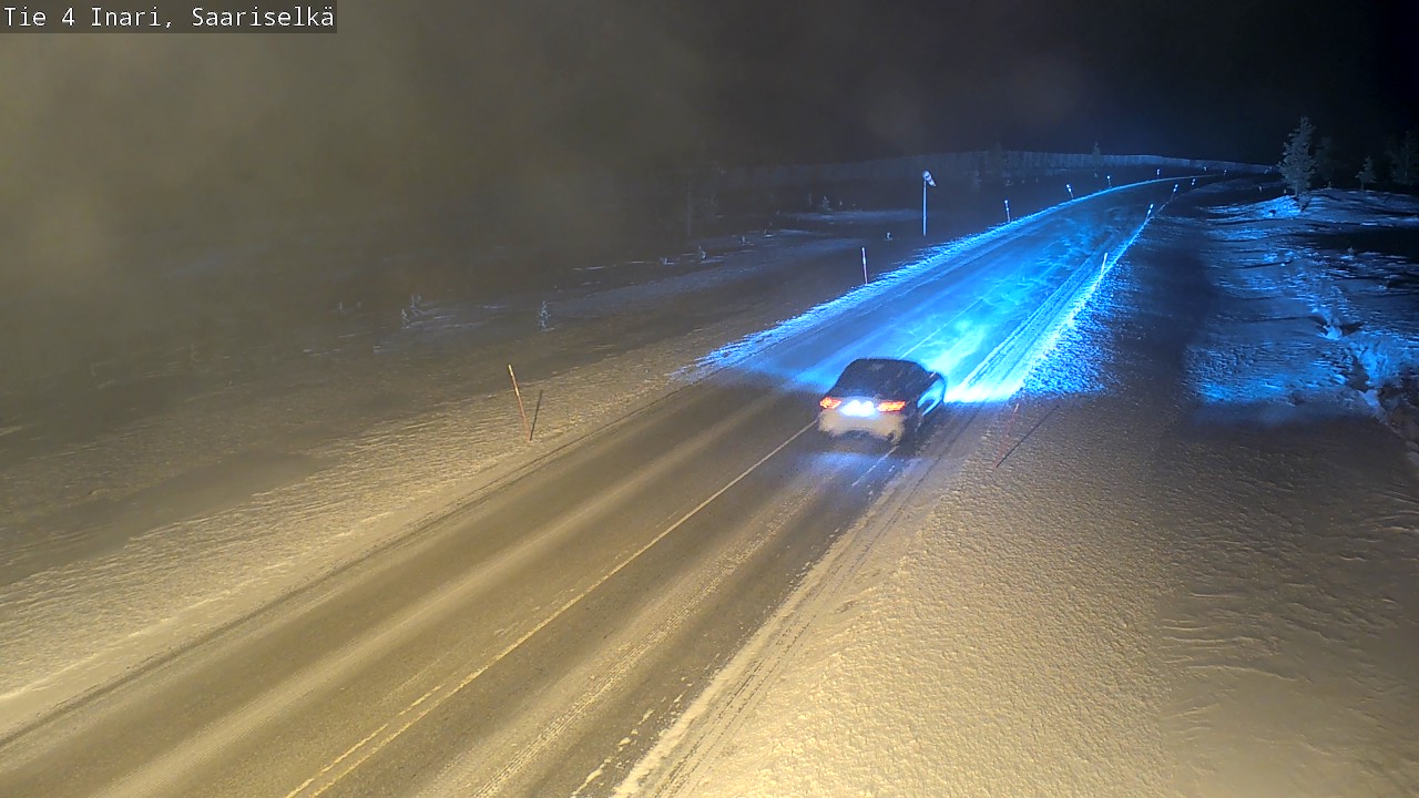 Kelikamerat Kuva Tie 4 Inari, Saariselkä, Kaunispää, Inari, Lappi