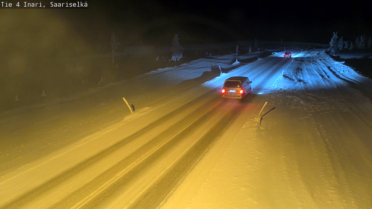 Kelikamerat Kuva Tie 4 Inari, Saariselkä, Kaunispää, Inari, Lappi