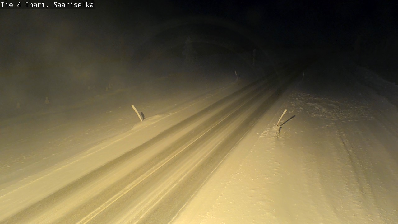 Kelikamerat Kuva Tie 4 Inari, Saariselkä, Kaunispää, Inari, Lappi