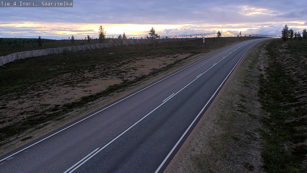 Kelikamerat Kuva Tie 4 Inari, Saariselkä, Kaunispää, Inari, Lappi