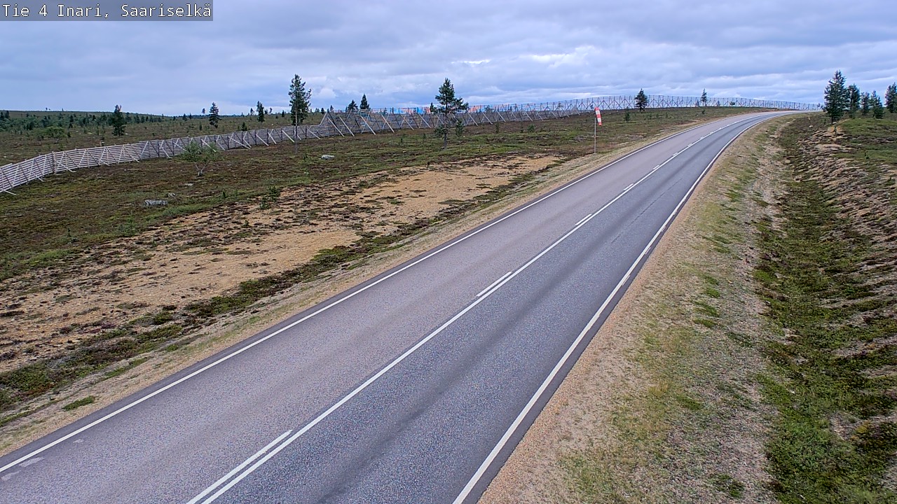 Kelikamerat Kuva Tie 4 Inari, Saariselkä, Kaunispää, Inari, Lappi