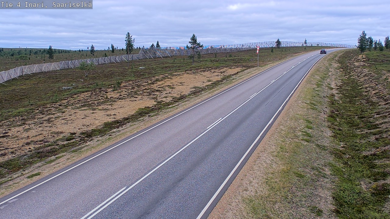 Kelikamerat Kuva Tie 4 Inari, Saariselkä, Kaunispää, Inari, Lappi