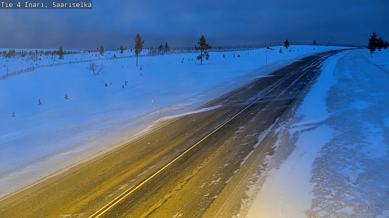 Kelikamerat Kuva Tie 4 Inari, Saariselkä, Kaunispää, Inari, Lappi