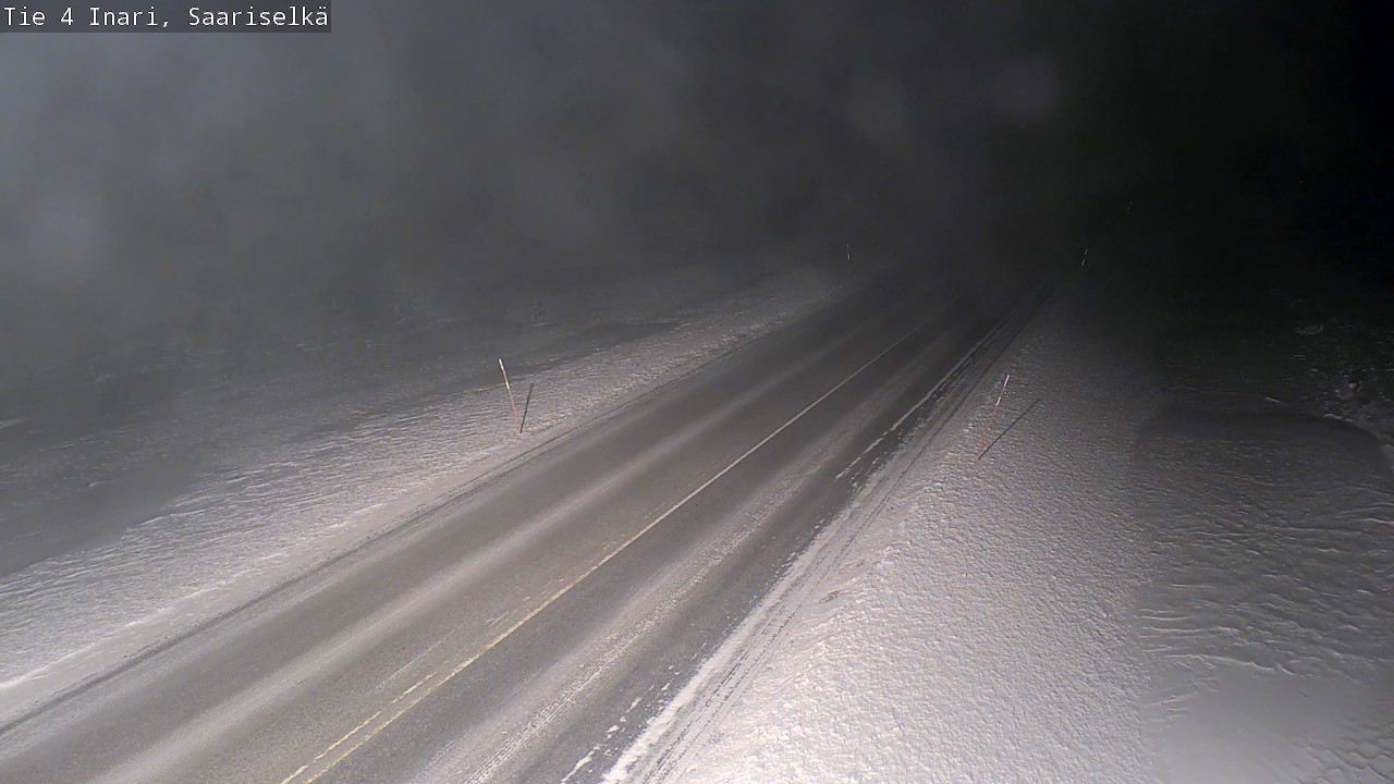 Kelikamerat Kuva Tie 4 Inari, Saariselkä, Kaunispää, Inari, Lappi