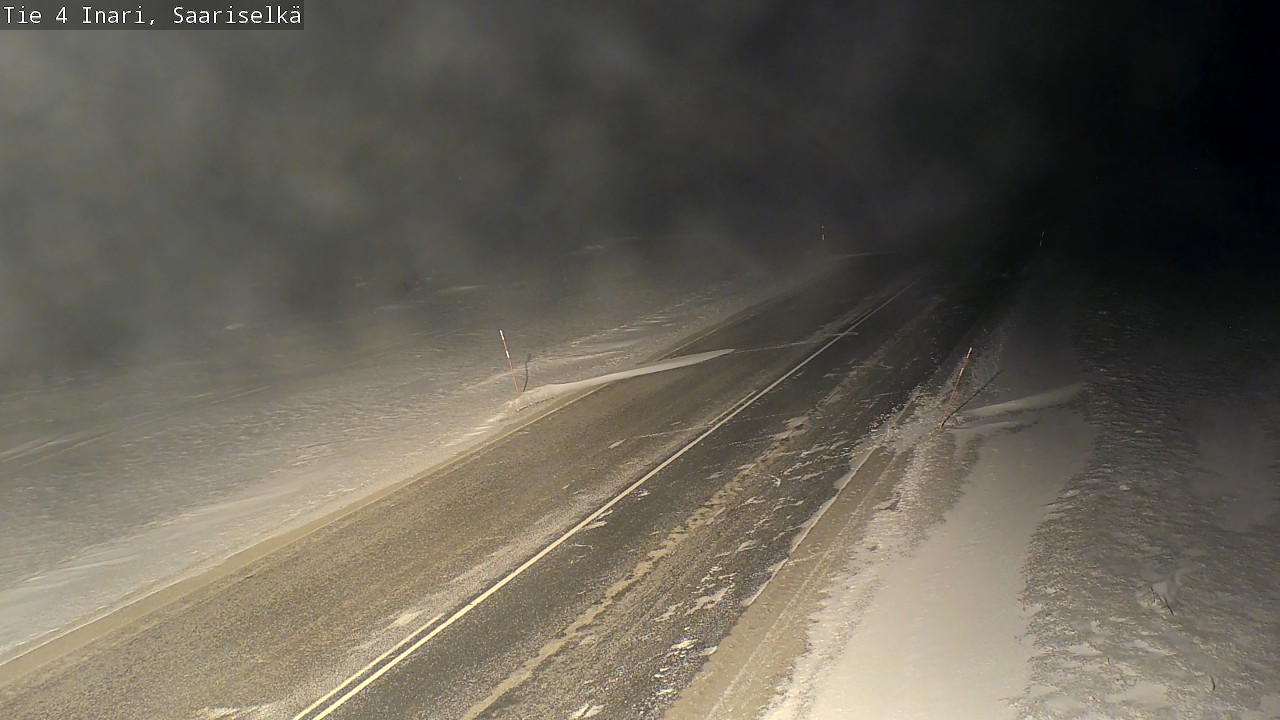 Kelikamerat Kuva Tie 4 Inari, Saariselkä, Kaunispää, Inari, Lappi