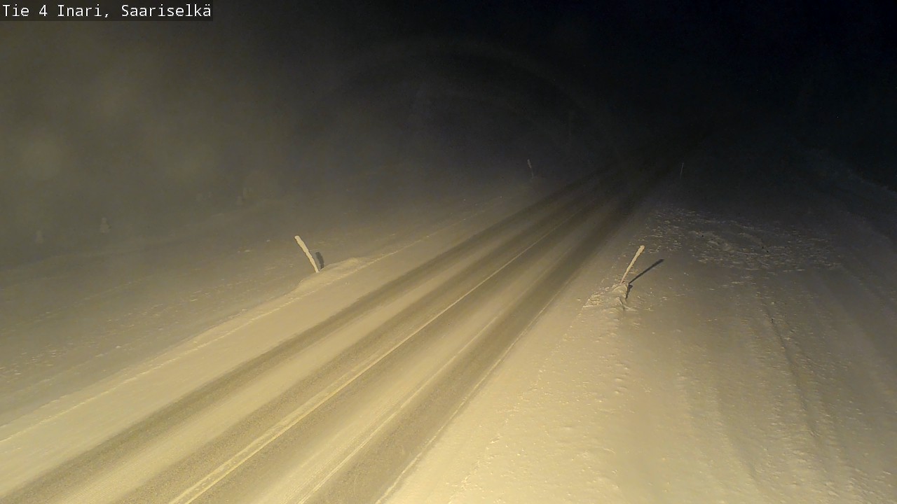 Kelikamerat Kuva Tie 4 Inari, Saariselkä, Kaunispää, Inari, Lappi